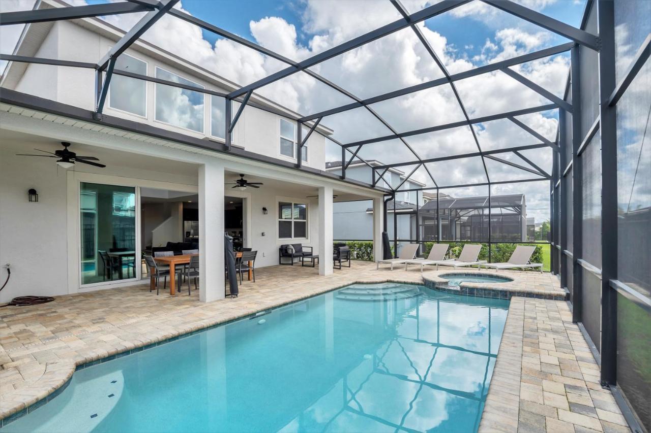 Modern Villa Wprivate Pool&Spa, Free Water Park Орландо Экстерьер фото